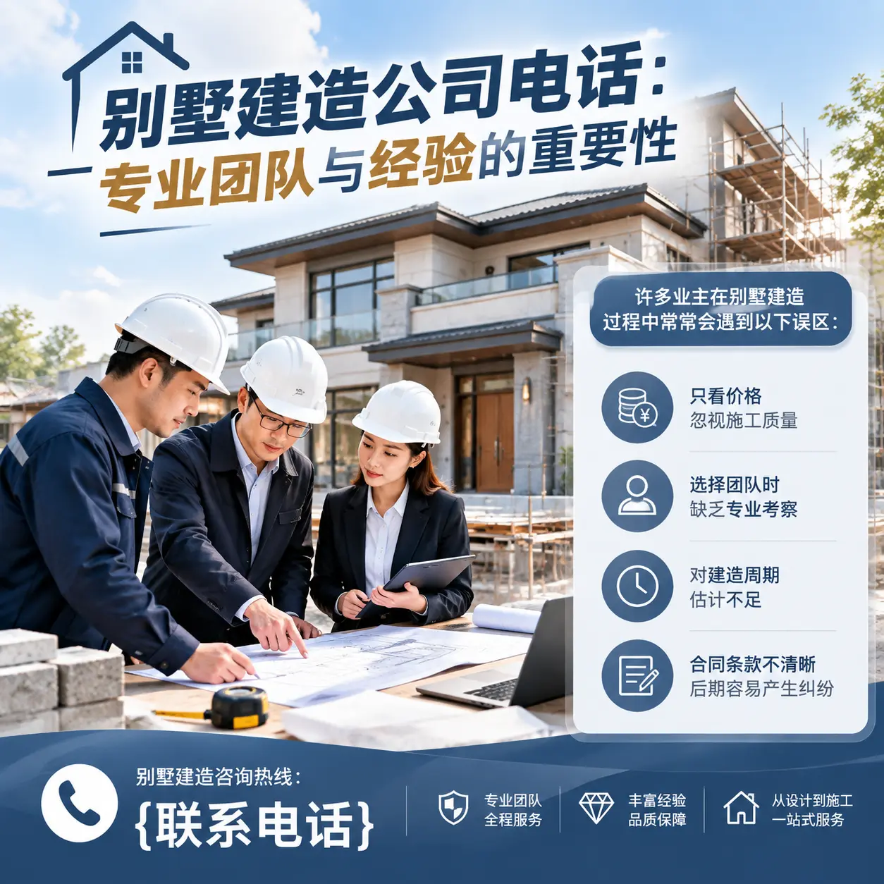 息烽别墅建造公司电话：专业团队与经验的重要性