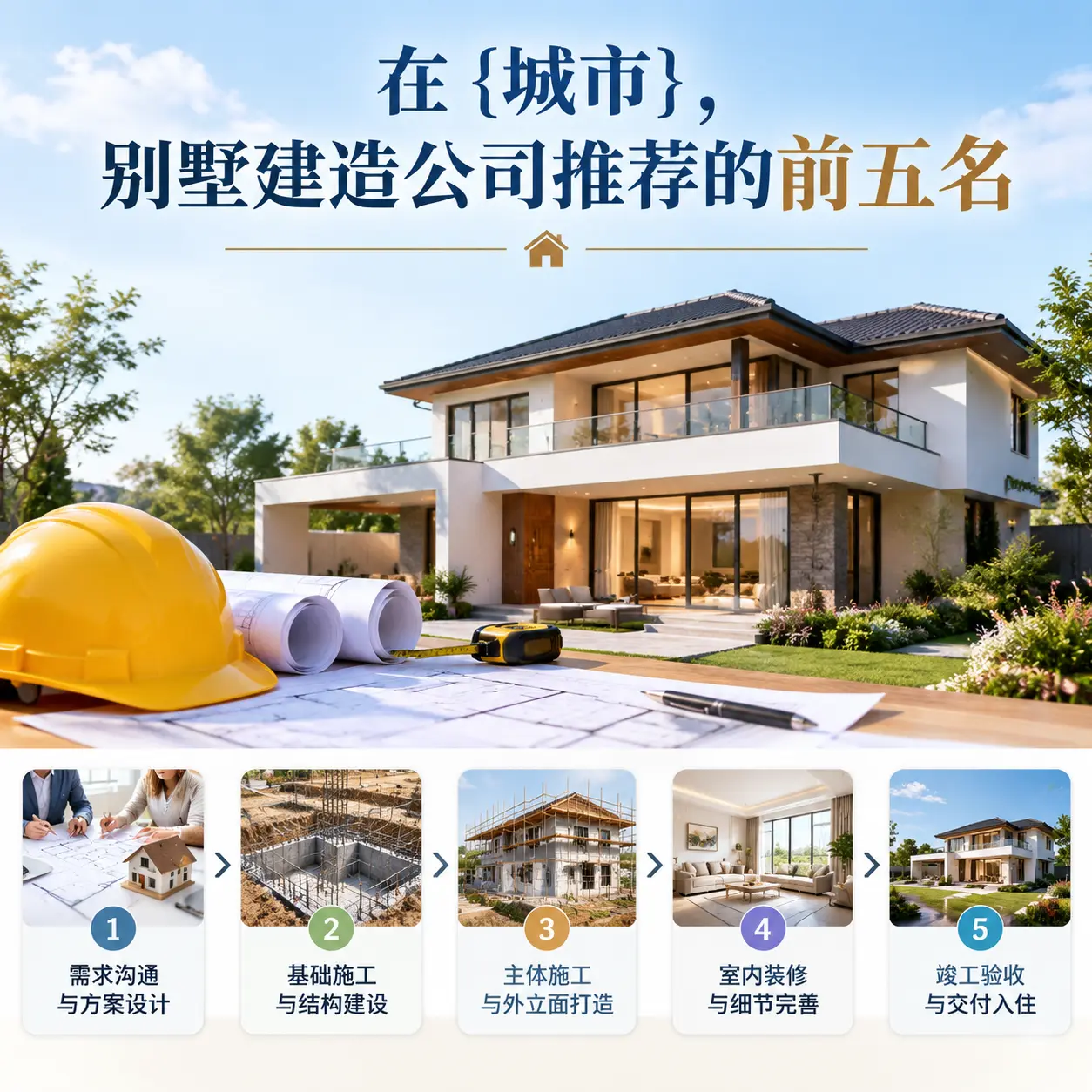 在 息烽，别墅建造公司推荐的前五名