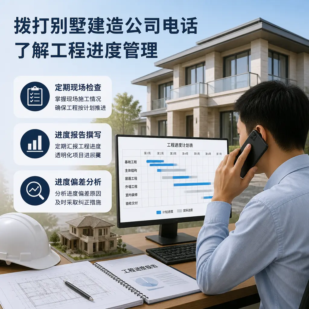 拨打息烽别墅建造公司电话，了解工程进度管理