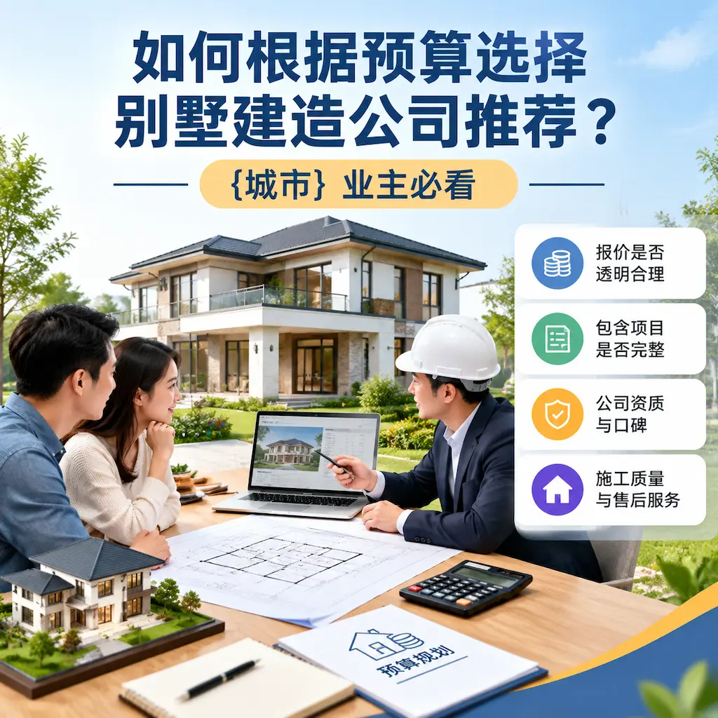 如何根据预算选择别墅建造公司推荐？ 息烽 业主必看