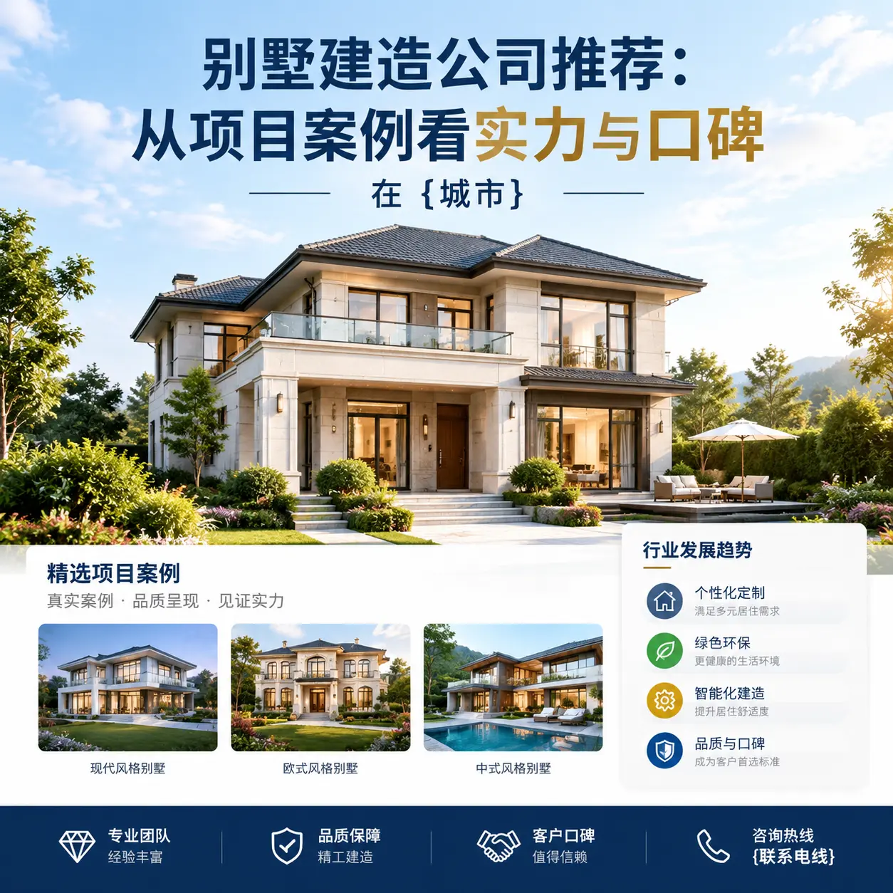 别墅建造公司推荐：从项目案例看实力与口碑在 息烽